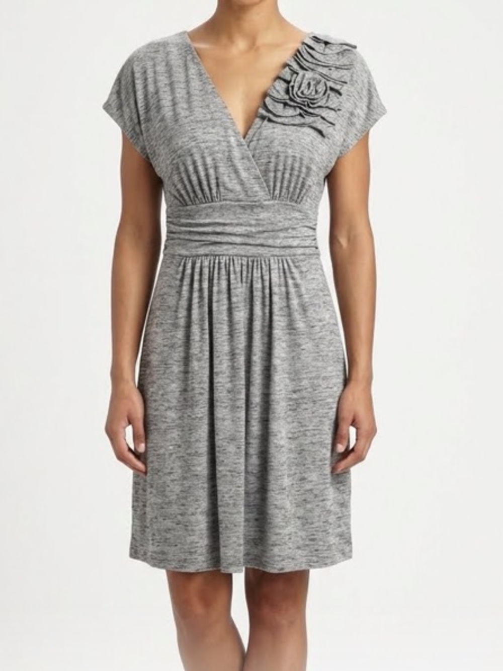 SPEECHLESS Juniors Above-the-Knee Dress with Flower Embellishment Size M